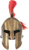Soldatenhelm Grieks replica LARP staal messingkleurig