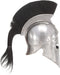 Soldatenhelm Grieks replica LARP staal zilverkleurig