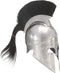 Soldatenhelm Grieks replica LARP staal zilverkleurig
