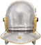 Soldatenhelm Romeins replica staal zilverkleurig