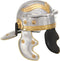 Soldatenhelm Romeins replica staal zilverkleurig
