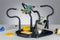 Soldering aid with 4 flexible arms, ideal for delicate soldering and craft work, including accessori