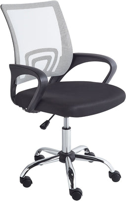 SOLID - Bureaustoel - Zwart/Wit - Polyester