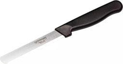 Solingen Allround tafelmes - microkartel - brede smeerkant - roestvrij staal - 21,5 cm - zwart