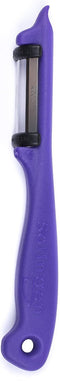 Solingen Dunschiller Dubbel Mes - voor Fruit- en Groenteschiller - Kunststof - Paars