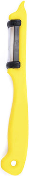 Solingen Dunschiller Dubbel Mes - voor Fruit- en Groenteschiller - Kunststof - Geel - 10 stuks