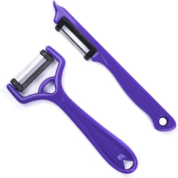 Solingen Dunschiller Set - Dunschillers - Aardappelschiller - Dunschiller Aardappel - I-model - Y-model - Paars