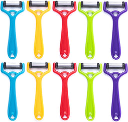 Solingen Dunschiller Uno Y-Model - Kunststof - Mes 4,2 cm - Mix - 10 stuks