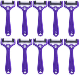 Solingen Dunschiller Uno Y-Model - Kunststof - Mes 4,2 cm - Paars - 10 stuks