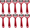 Solingen Dunschiller Uno Y-Model - Kunststof - Mes 4,2 cm - Rood - 10 stuks