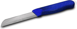 Solingen Kartelmes - Tomatenmes met Kartel - Robuust Handvat - RVS - 18.5 cm met "Blade Cover" - Blauw Glitter