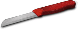 Solingen Kartelmes - Tomatenmes met Kartel - Robuust Handvat - RVS - 18.5 cm met "Blade Cover" - Rood Glitter