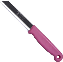 Solingen Kartelmes - Tomatenmes met Kartel - RVS - 18,5 cm met "Blade Cover" - Roze