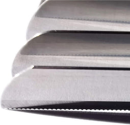 Solingen Kartelmes - Tomatenmes met Kartel - RVS - 18,5 cm met "Blade Cover" - Grijs