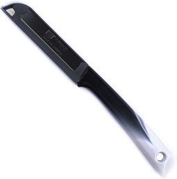 Solingen Kartelmes - Tomatenmes met Kartel - RVS - 19 cm met "Blade Cover" - Bi-Color Zwart met Wit