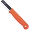 Solingen Safety Schilmesje - RVS Glad met Ronde Top - 15 cm - Oranje - 2 stuks