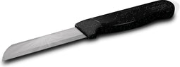 Solingen Schilmesje Robuust Handvat - RVS Glad - 18.5 cm met "Blade Cover" - Zwart Glitter