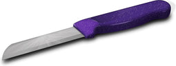 Solingen Schilmesje Robuust Handvat - RVS Glad - 18.5 cm met "Blade Cover" - Paars Glitter