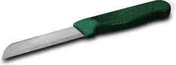Solingen Schilmesje Robuust Handvat - RVS Glad - 18.5 cm met "Blade Cover" - Groen Glitter
