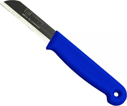 Solingen Schilmesje - RVS Glad - 16 cm met "Blade Cover" - Blauw