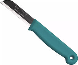 Solingen Schilmesje - RVS Glad - 16 cm met "Blade Cover" - Donker Groen