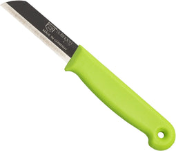 Solingen Schilmesje - RVS Glad - 16 cm met "Blade Cover" - Groen