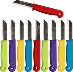 Solingen Schilmesje - RVS Glad - 16 cm met "Blade Cover" - Mix - 10 Stuks