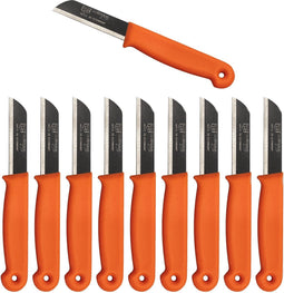Solingen Schilmesje - RVS Glad - 16 cm met "Blade Cover" - Oranje - 500 Stuks