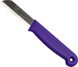 Solingen Schilmesje - RVS Glad - 16 cm met "Blade Cover" - Paars