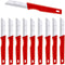 Solingen Schilmesje - RVS Glad - 16 cm - Rood - 10 Stuks