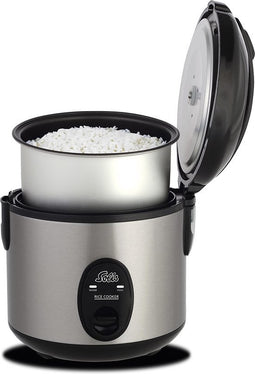 Solis Compact Rice Cooker 821 Rijst Koker - Rice Cooker - 4 Porties - Zilver
