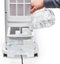 Solis Cool Air 7587 Aircooler - Mobiele Luchtkoeler zonder Afvoer - Ventilator Staand - Met Afstandsbediening - Luchtkoelers met Water - Wit