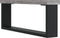 vidaXL - Salontafel - 90x50x40 - cm - bewerkt - hout - grijs - sonoma - eikenkleurig