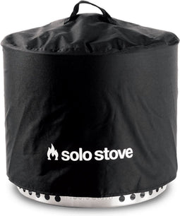 Solo Stove Bonfire-beschermhoes. Accessoire voor de Bonfire-vuurkorf. Waterdicht, PVC-gecoat polyester met binnensteun van aluminium stutten, ⌀ 56 cm, hoogte 40,6 cm. Kleur: Zwart