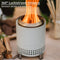 Solo Stove Mesa Vuurplaats voor op tafel met standaard | Rookarm minivuur voor in de stad en voorsteden, Werkt op pellets of hout, veilig, roestvrij staal, met reistas, 17,5 x 13 cm, 635 g
