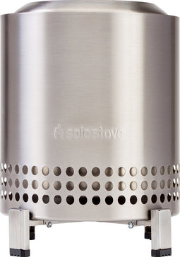 Solo Stove Mesa XL Vuurkorf voor op tafel | Rookarm minivuur voor in de stad en voorsteden, Werkt op pellets of hout, veilig, roestvrij staal, met standaard, reistas, 21,8 x 17,8 cm, 1 kg