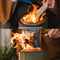 Solo Stove Mesa XL Vuurkorf voor op tafel | Rookarm minivuur voor in de stad en voorsteden, Werkt op pellets of hout, veilig, roestvrij staal, met standaard, reistas, 21,8 x 17,8 cm, 1 kg