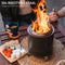 Solo Stove Mesa XL Vuurkorf voor op tafel | Rookarm minivuur voor in de stad en voorsteden, Werkt op pellets of hout, veilig, roestvrij staal, met standaard, reistas, 21,8 x 17,8 cm, 1 kg