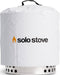 Solo Stove Ranger-beschermhoes. Accessoire voor de Ranger-vuurkorf. Waterdicht, PVC-gecoat polyester met binnensteun van aluminium stutten, ⌀ 45,5 cm, hoogte 38 cm. Kleur: wit.