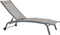 Solstol DKD Home Decor Met wieltjes Grijs PVC Aluminium (187,5 x 64 x 97 cm)