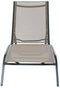 Solstol DKD Home Decor Met wieltjes Grijs PVC Aluminium (187,5 x 64 x 97 cm)