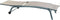 Solstol DKD Home Decor Met wieltjes Grijs PVC Aluminium (187,5 x 64 x 97 cm)
