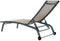 Solstol DKD Home Decor Met wieltjes Grijs PVC Aluminium (187,5 x 64 x 97 cm)
