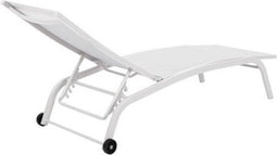 Solstol DKD Home Decor Met wieltjes PVC Aluminium (187,5 x 64 x 97 cm)