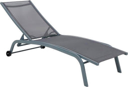 Solstol DKD Home Decor PVC Aluminium (187,5 x 64 x 97 cm)