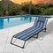 Solstol Marbueno Blauw 190 x 27 x 58 cm