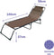Solstol Marbueno Opvouwbaar 190 x 27 x 58 cm - Bruin