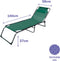 Solstol Marbueno Opvouwbaar 190 x 27 x 58 cm - Groen