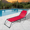 Solstol Marbueno Opvouwbaar 190 x 27 x 58 cm - Rood