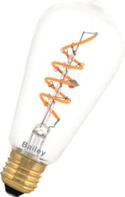 BAILEY Spiraled Ledlamp - L14cm - Dimbaar - Wit